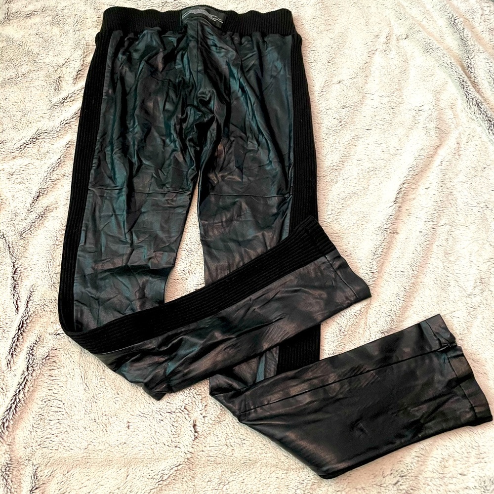 Bajra faux leather pants